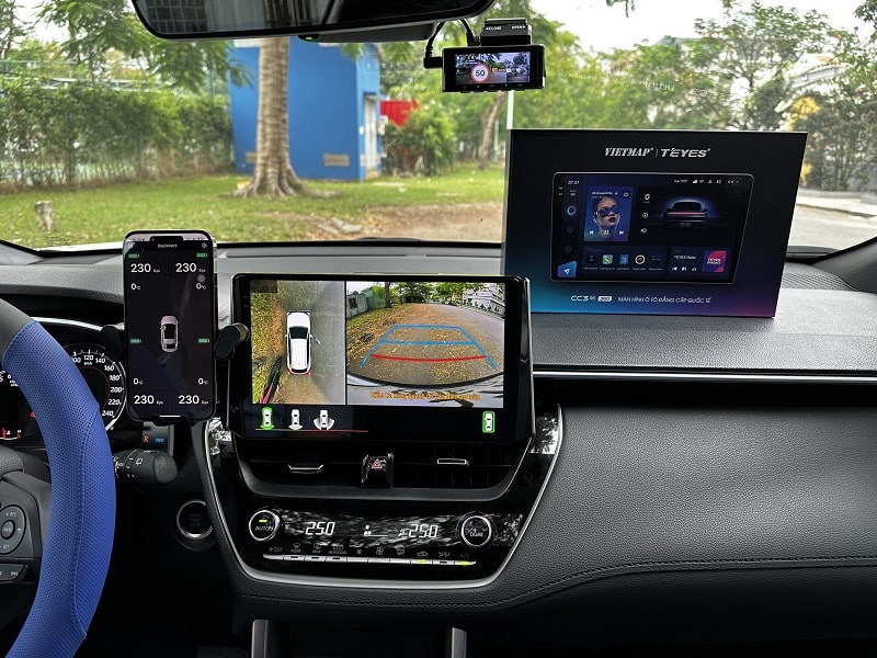 Tích hợp lại hệ thống camera 360 độ zin của xe